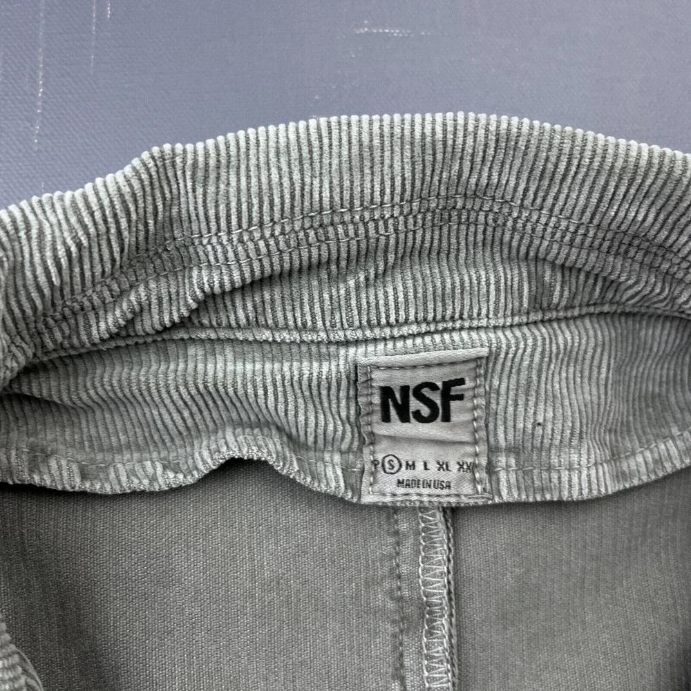 NSF Corduroy Blazer Jacket Women's Small Gray Relaxed Classic Western Casual Y2K - Picture 3 of 14